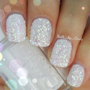 hó köröm, glitter