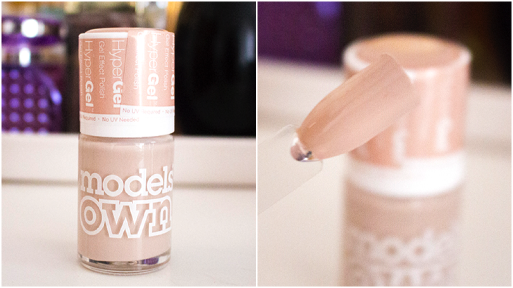 models own hypergel nail polish naked glow review swatch photo